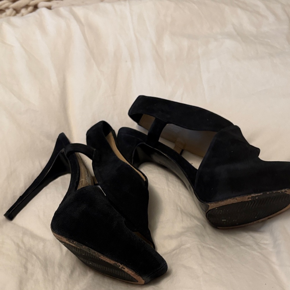 Diane Von Furstenberg Black Heels